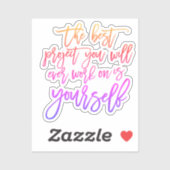 Selbsthilfeangebote, Projekt, das Sie inspirierend Aufkleber (Blatt)