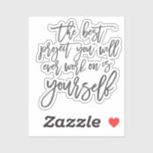 Selbsthilfeangebote, Projekt, das Sie inspirierend Aufkleber (Blatt)