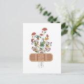 Selbsthilfegruppe - Positive Selfcare-Liebe Postkarte (Stehend Vorderseite)