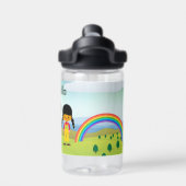 Selbsthilfegruppen für Kinder, die den Namen Rainb Trinkflasche (Rückseite)
