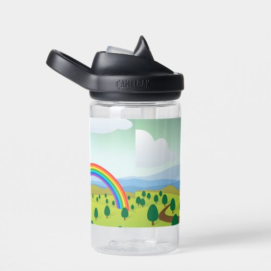 Selbsthilfegruppen für Kinder, die den Namen Rainb Trinkflasche (rechts)