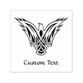 Selbsthingende Briefmarke des keltischen Vogels Permastempel (Design)