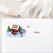 Selbstklebemarkter für Gingerbrot-Haus (Insitu)