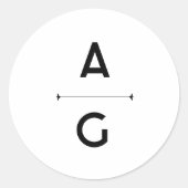 Selbstklebendes Etikett für Lettrus-Marige Runder Aufkleber (Vorderseite)