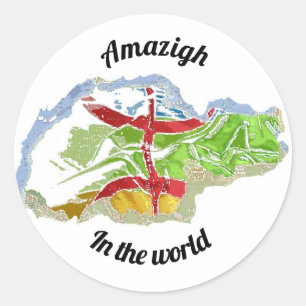 Selbstklebendes Namensschild Runder Aufkleber