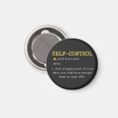 Selbstkontrolle Definition Lustig Personalisiert Magnet (Vorderseite/Rückseite)