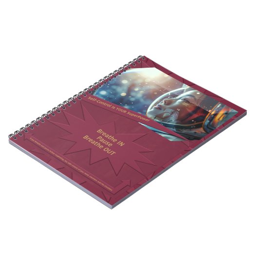 Selbstkontrolle ist Ihr SuperPower Notizblock (Linke Seite)