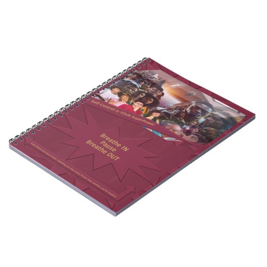 Selbstkontrolle ist Ihr SuperPower Notizblock (Linke Seite)