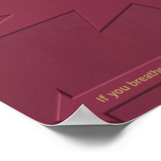 Selbstkontrolle ist Ihr SuperPower Poster (Ecke)