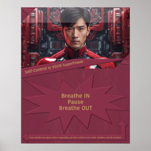 Selbstkontrolle ist Ihr SuperPower Poster