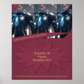 Selbstkontrolle ist Ihr SuperPower Poster (Vorne)