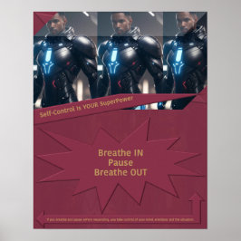 Selbstkontrolle ist Ihr SuperPower Poster