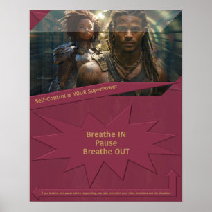 Selbstkontrolle ist Ihr SuperPower Poster