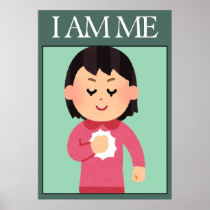 Selbstliebe-Bestätigungsplakat Poster
