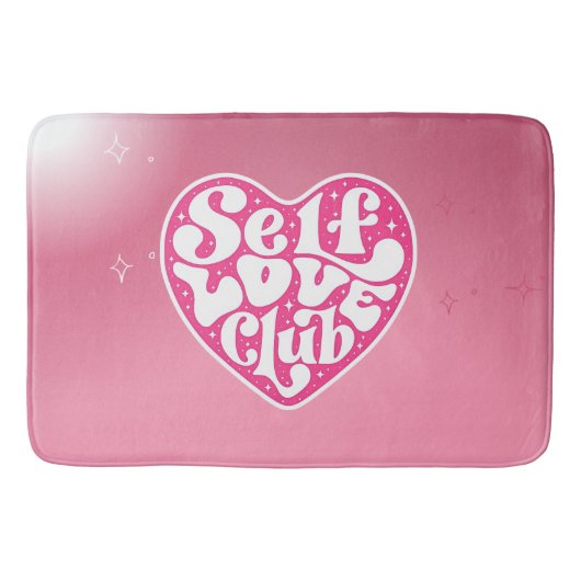 Selbstliebe-Club Badematte (Vorderseite)