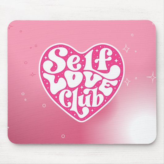 Selbstliebe-Club Mousepad (Vorne)