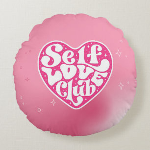 Selbstliebe-Club Rundes Kissen