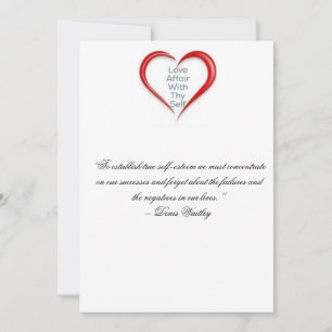 SelbstLiebe-Ermutigungs-Karte Dankeskarte