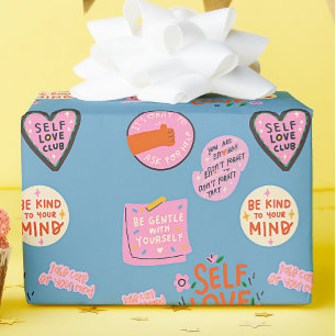 Selbstliebe-Geschenkpapier Geschenkpapier