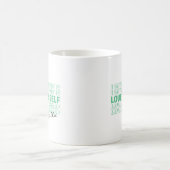 Selbstliebe Mint Wavy Retro Benutzerdefinierter Na Kaffeetasse (Mittel)