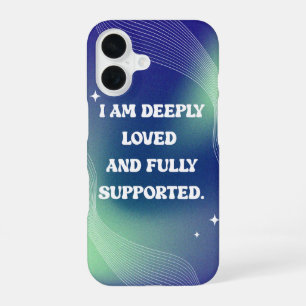 Selbstliebe, Motivations- und Inspirationszitat iPhone 16 Hülle