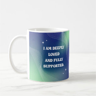 Selbstliebe, Motivations- und Inspirationszitat Kaffeetasse