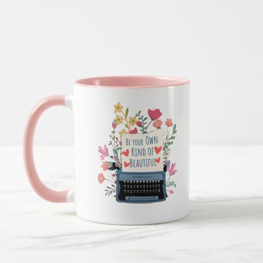 Selbstliebe-Zitat-Kaffeetasse Tasse (Links)