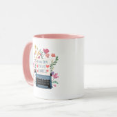 Selbstliebe-Zitat-Kaffeetasse Tasse (Vorderseite Links)