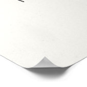 Selbstmitgefühls-Dekor. Geistiges Wohlbefinden Poster (Ecke)