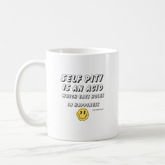 Selbstmitleid - Earl Nightingale Quote - Kaffeetasse (Links)