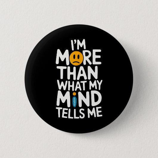 Selbstmord Bewusstsein Depression Angst Psychische Button (Vorderseite)