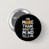 Selbstmord Bewusstsein Depression Angst Psychische Button (Vorne & Hinten)