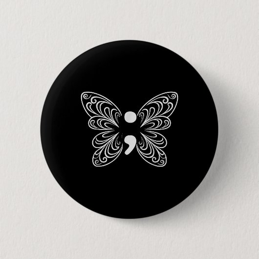 Selbstmord Bewusstsein Depression Angst Psychische Button (Vorderseite)