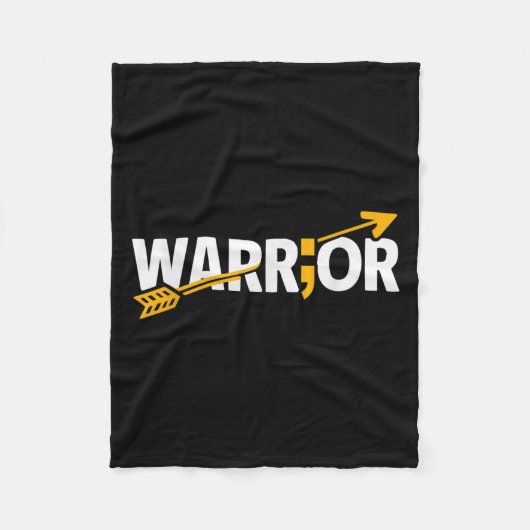 Selbstmord Bewusstsein Depression Angst Psychische Fleecedecke (Vorderseite)