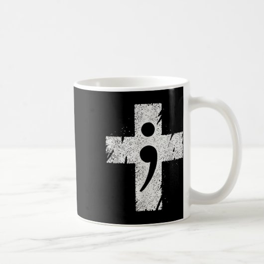 Selbstmord Bewusstsein Depression Angst Psychische Kaffeetasse (Rechts)