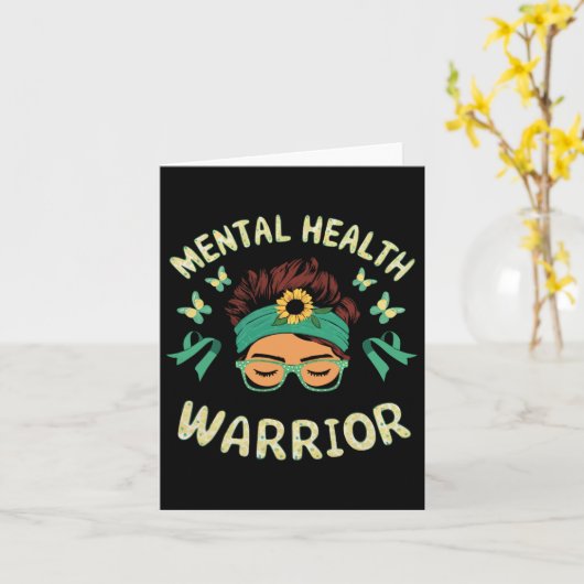 Selbstmord Bewusstsein Depression Angst Psychische Karte (Gelbe Blume)