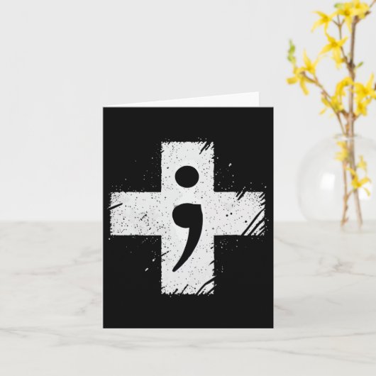 Selbstmord Bewusstsein Depression Angst Psychische Karte (Gelbe Blume)