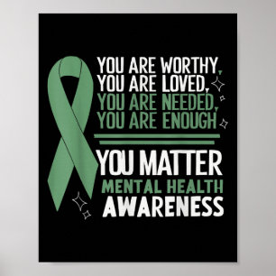 Selbstmord Bewusstsein Depression Angst Psychische Poster