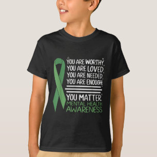 Selbstmord Bewusstsein Depression Angst Psychische T-Shirt