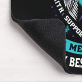 Selbstmord-Bewusstsein Shirt Bester Freund Prävent Mousepad (Ecke)