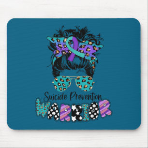 Selbstmord-Bewusstsein Shirt Unordentlicher Dutt H Mousepad