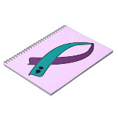 Selbstmord-Bewusstseins-Band Notizblock (Linke Seite)