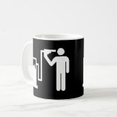 Selbstmord durch Treibstoff Kaffeetasse (Vorderseite Links)
