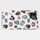 Selbstmord-Gruppe Emoji Muster der Case-Mate iPhone Hülle (Rückseite (Horizontal))