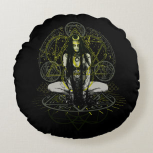 Selbstmord-Gruppe  Enchantress-Magie-Kreise Rundes Kissen