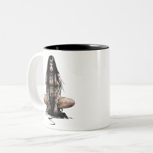 Selbstmord-Gruppe| Enchantress Zweifarbige Tasse (Vorderseite Links)