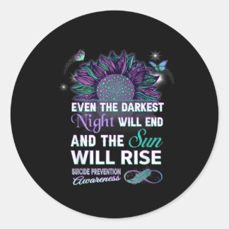 Selbstmord Prävention Bewusstsein Band Geschenk de Runder Aufkleber
