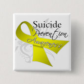 Selbstmord-Verhinderungs-Bewusstsein Button (Vorderseite)