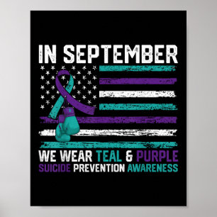 Selbstmordbewusstsein 2024 Im September tragen wir Poster