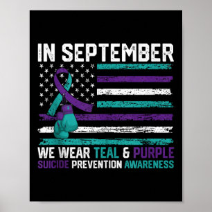 Selbstmordbewusstsein 2024 Im September tragen wir Poster
